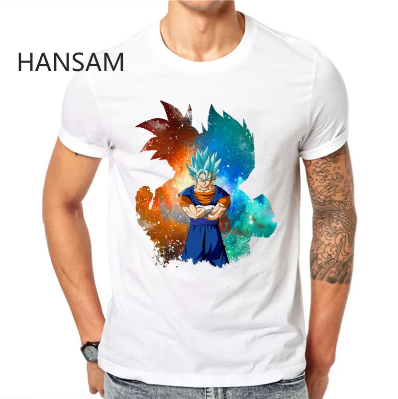 Мужская 3D футболка Dragon Ball Z Goku 