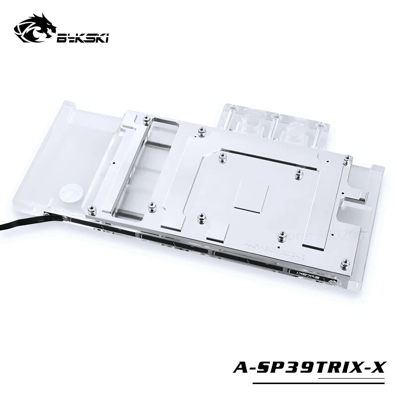 Водяной блок BYKSKI для Sapphire Radeon R9 390 Nitro/ 390X Tri X/полное покрытие графическая карта