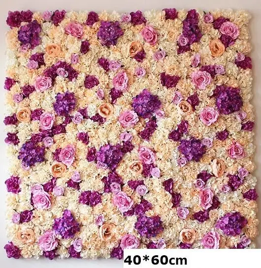 Высокое качество 40x60 см шелковые искусственные цветы розы коврик свадебное