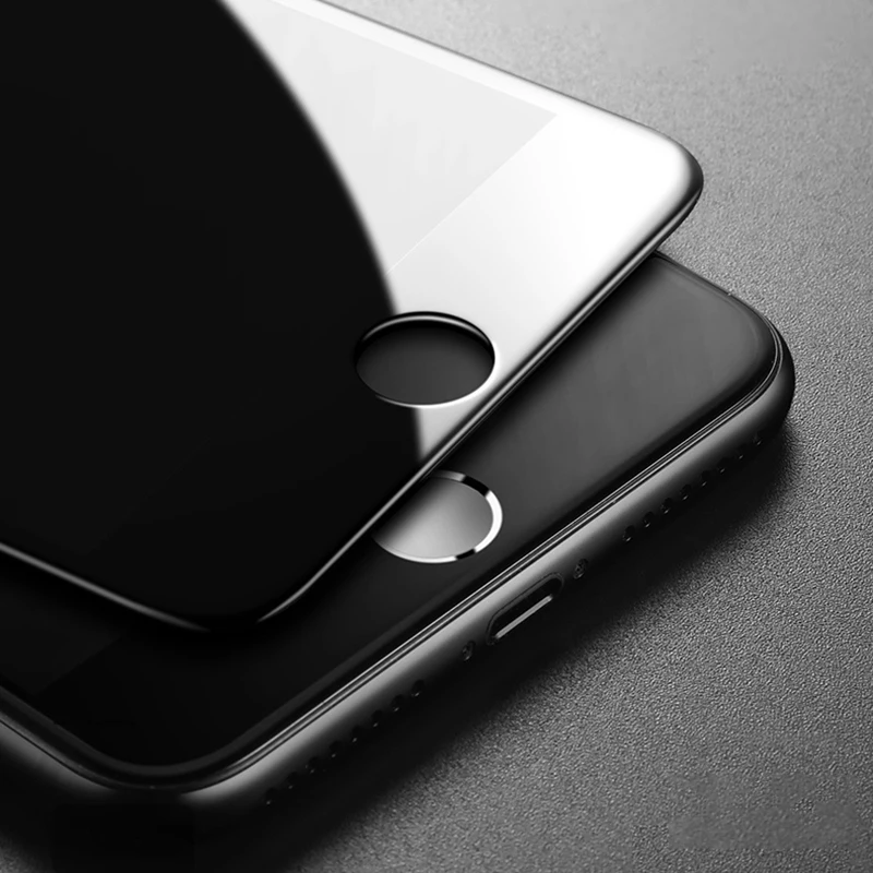 6D 9H твердость полное изогнутое закаленное стекло для iPhone 7 Plus стекло для iPhone 6S 6 8 10 X XR XS Max 7 Plus Защитная пленка для экрана