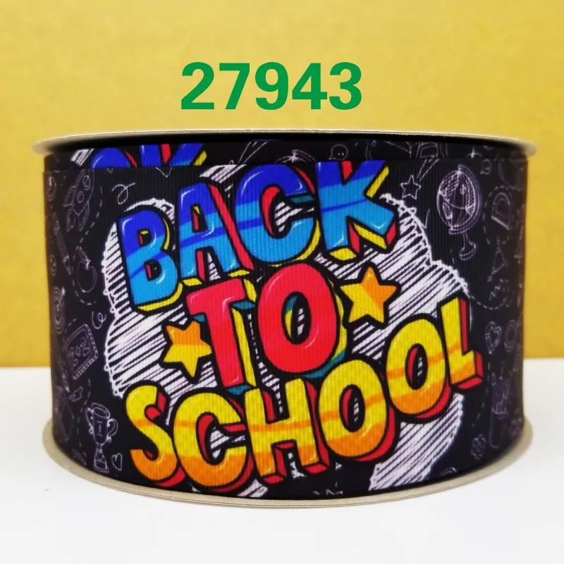 Бесплатная доставка 50 ярдов мультфильм печатных grosgrain ленты 27964 | Дом и сад