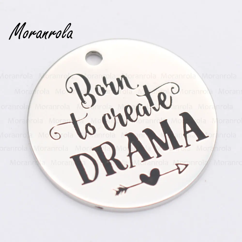 Медное ожерелье Born To Create Drama брелок очаровательные ювелирные изделия ручной