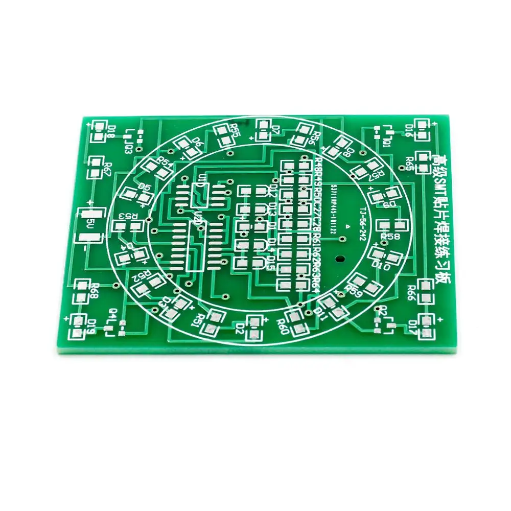 SMD компонент паяльная тренировочная доска CD4017 + NE55 комплект для водяного