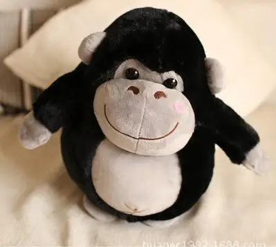 45 см милая кукла Горилла плюшевая игрушка обезьяна черный коричневый день