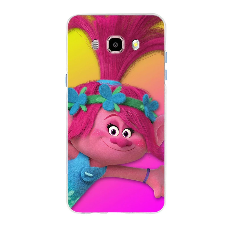 Likable Trolls Poppy летний розовый ТПУ 2018 чехол для телефона Samsung Galaxy S6 S6edge S6Plus A7 S7edge S8 S9 A5 J5