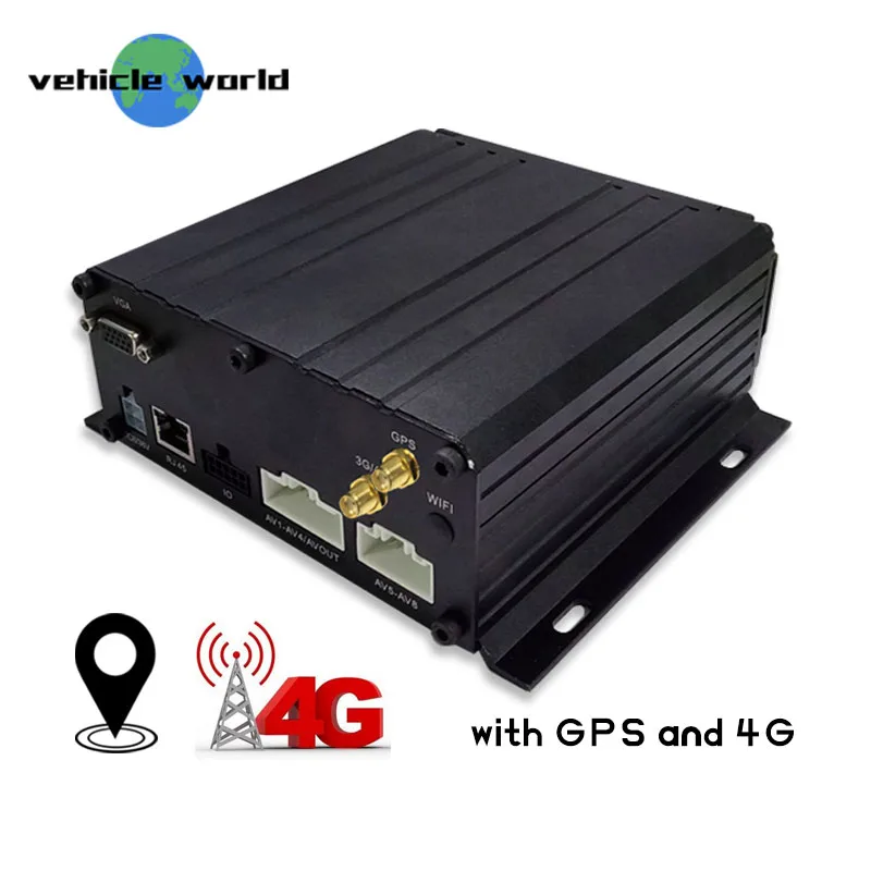 Грузовик плеер MDVR h.264 для автобуса Мобильный dvr gps 3g 4g Поддержка жесткого диска и sd
