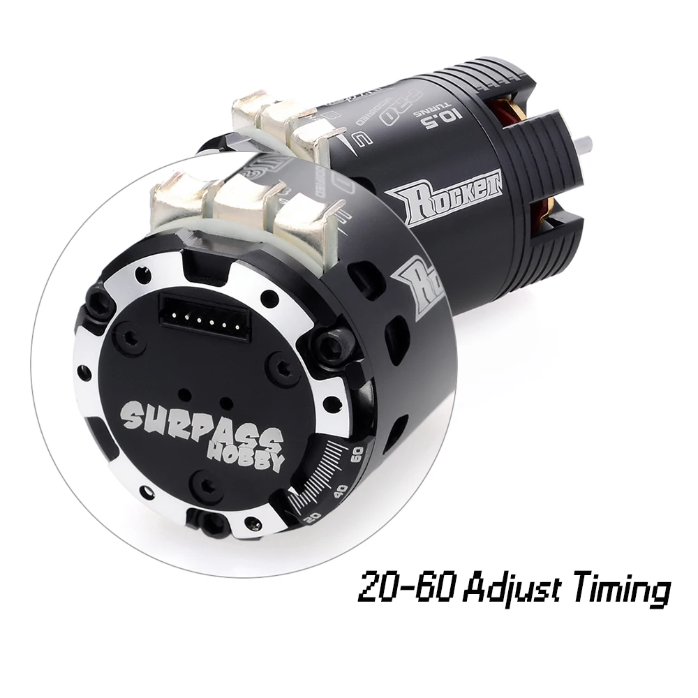 SURPASSHOBBY Rocket 540 V2 10 5 T 13 17 21 бесщеточный двигатель с датчиком для спецификации