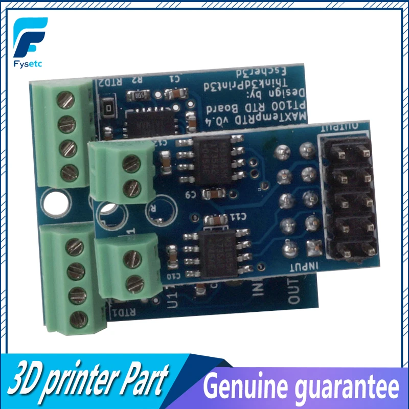 

1 Set Cloned PT100 Daughter Board Allowed PT100 Temperature Sensors + Thermocouple Daughter Board For The DuetWifi Duet Ethernet