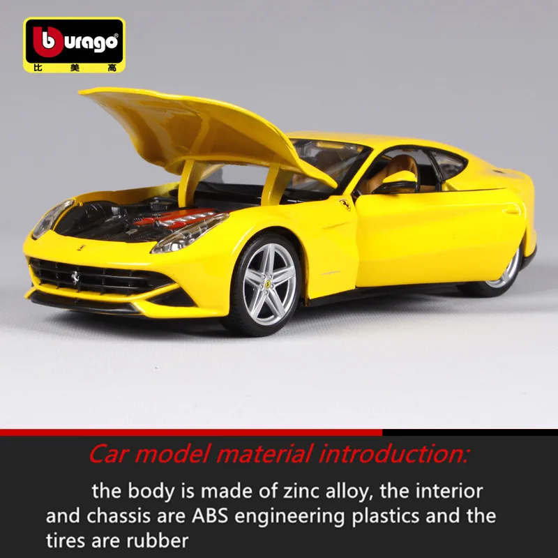 Bburago 1:24 Ferrari F12 коллекция производитель авторизованный имитационный сплав модель автомобиля ремесла украшение Коллекция игрушек инструменты