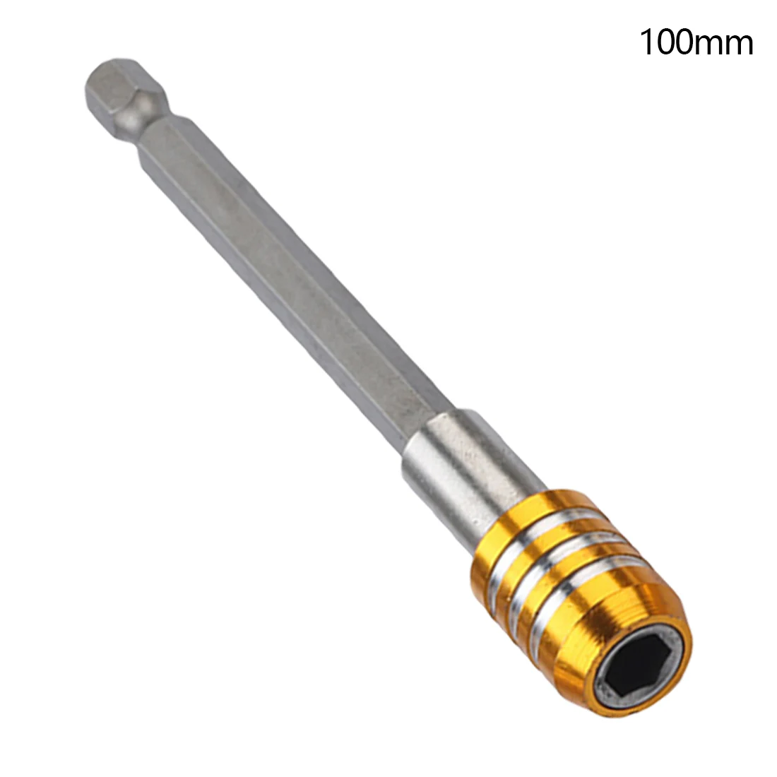 100mm Быстроразъемный Магнитный держатель отвертки 1/" шестигранный хвостовик держатель сверл 60 мм/100 мм/150 мм - Цвет: 100mm