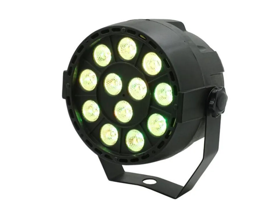 Par Светильник 12LED RGB 3в1 12x4 Вт УФ сценический светильник ing effect DMX 512 клубный диско вечерние бальный зал КТВ бар Свадебный DJ проектор точечный светильник