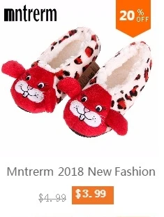 Mntrerm/Новинка года; теплые женские домашние тапочки на мягкой подошве; обувь принты животных; Плюшевые тапочки; зимние домашние тапочки для пар