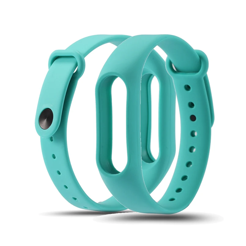 LEMDIOE Многоцветный силиконовый браслет на запястье наручный ремешок замену для mi