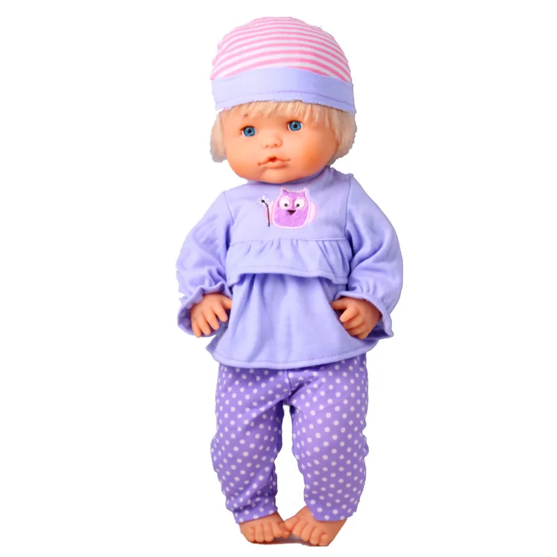 Одежда для кукол 40 см 41 фиолетовая футболка с длинными рукавами Nenucos Doll Nenuco Ropa y su