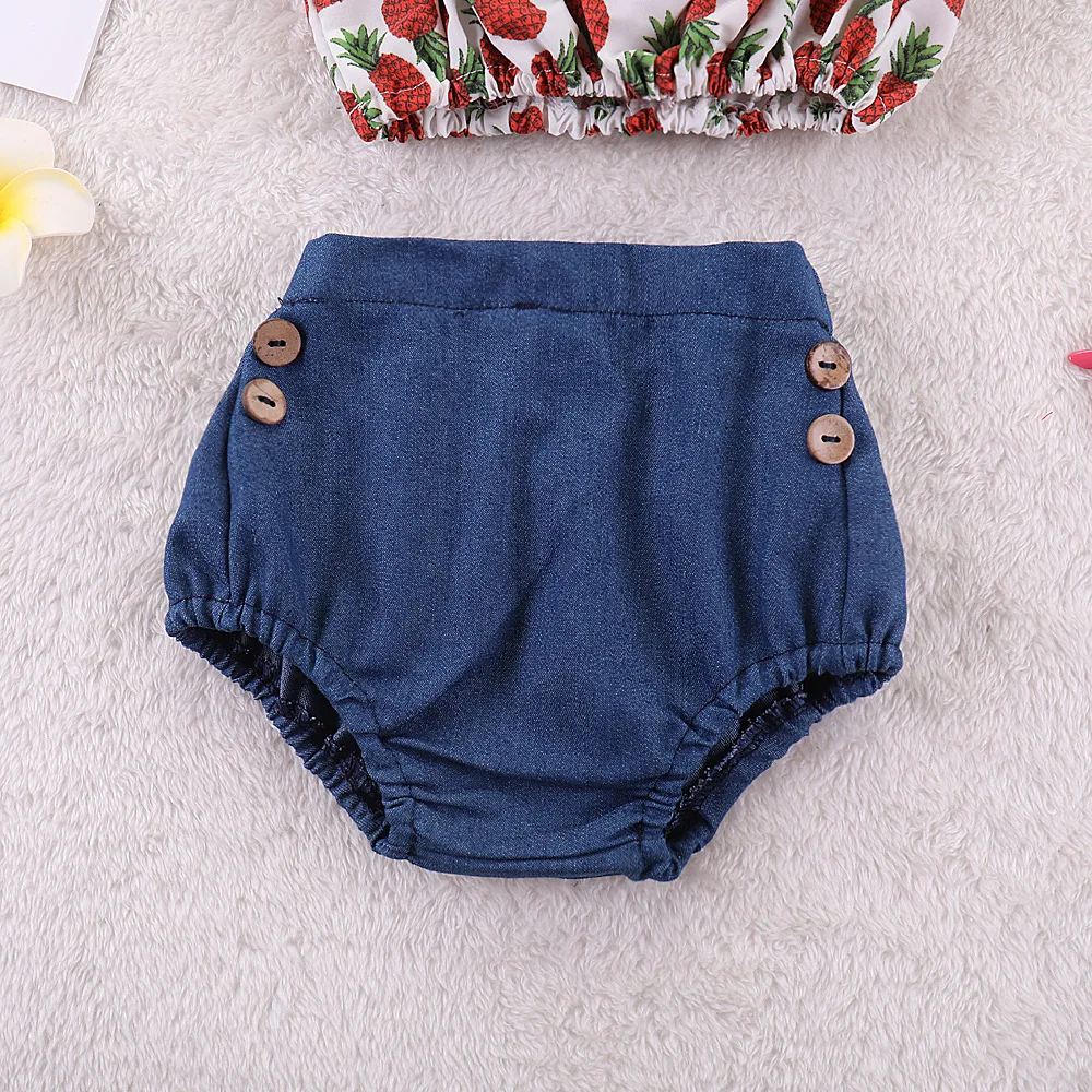 Комплект одежды для новорожденных девочек хлопковые вельветовые топы футболка