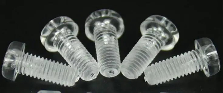 

mix philips Plastic screw clear M4