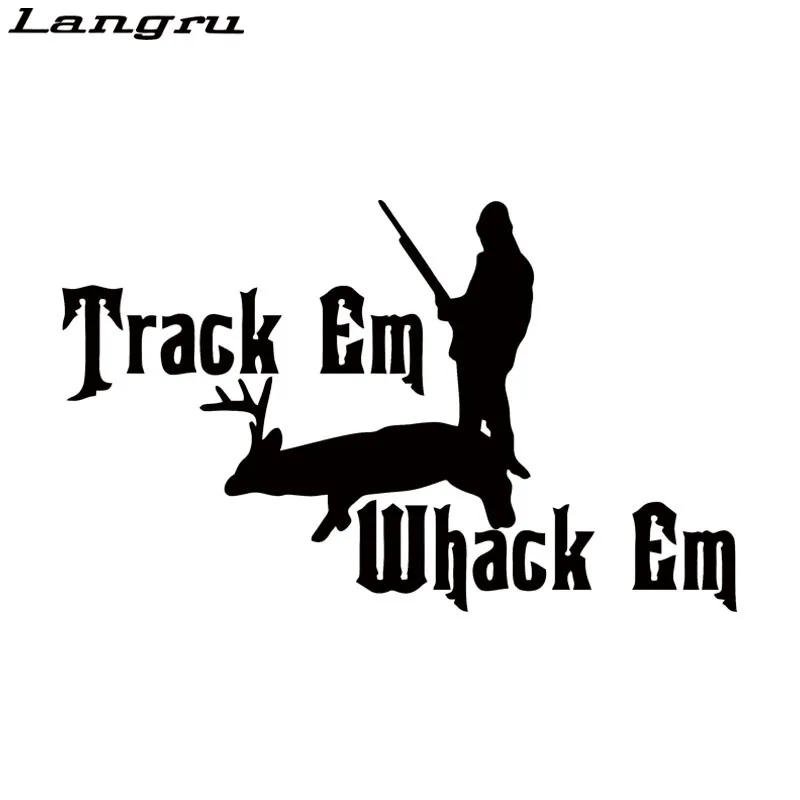 Langru 2017 Горячая Распродажа стильных дорожек Em Whack автомобильные наклейки