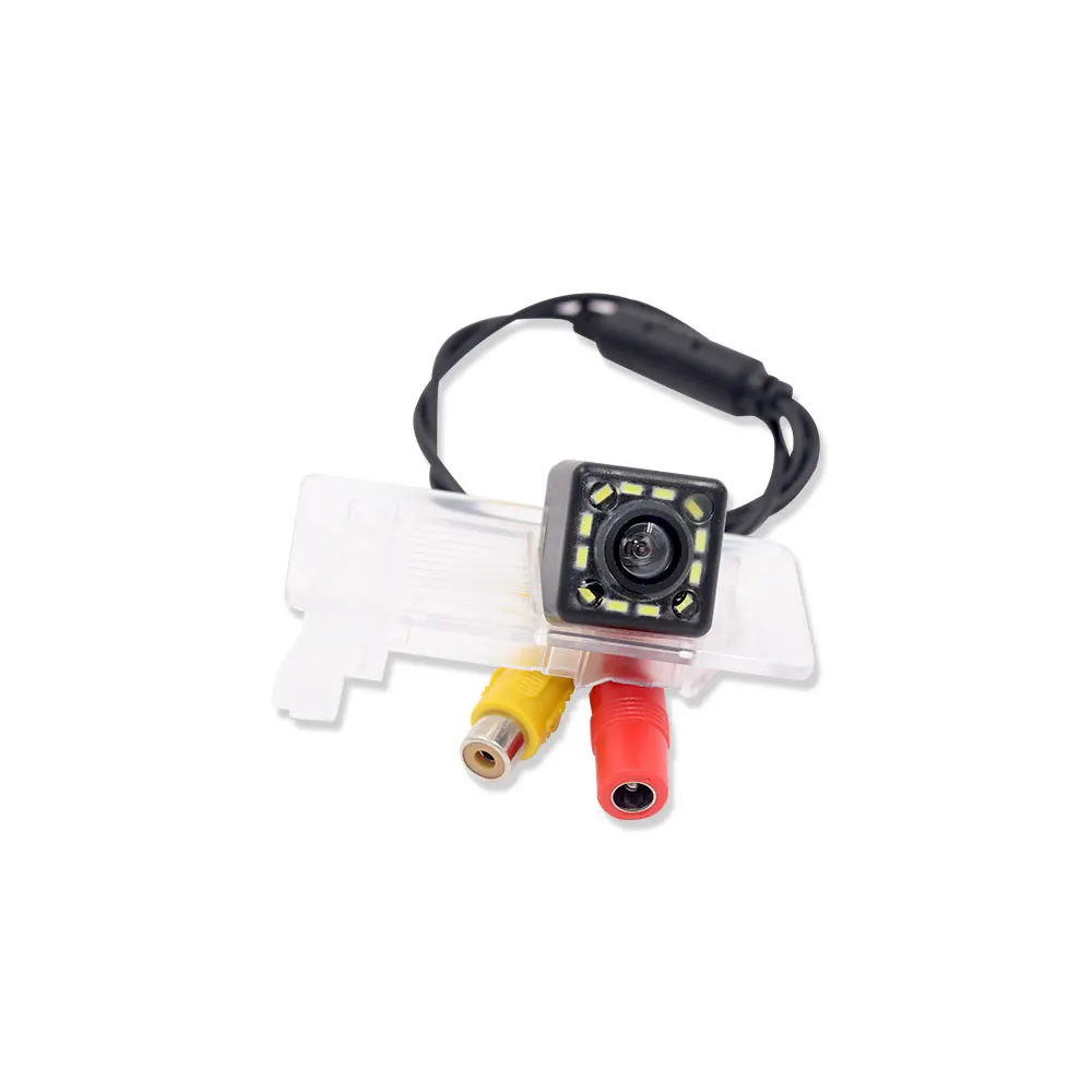 12LED HD camera BYNCG HD Автомобильная CCD камера заднего вида для ПАССАТ сагитар Gran Lavida Skoda Yeti Rapid spaceback Superb 13/15 - Название цвета: 12LED HD camera