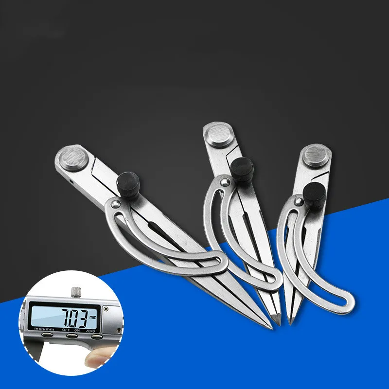 Spacing Gauge Snap fitters draw compasses wood industry classified carbon steel head edge trimmer leather tools | Инструменты