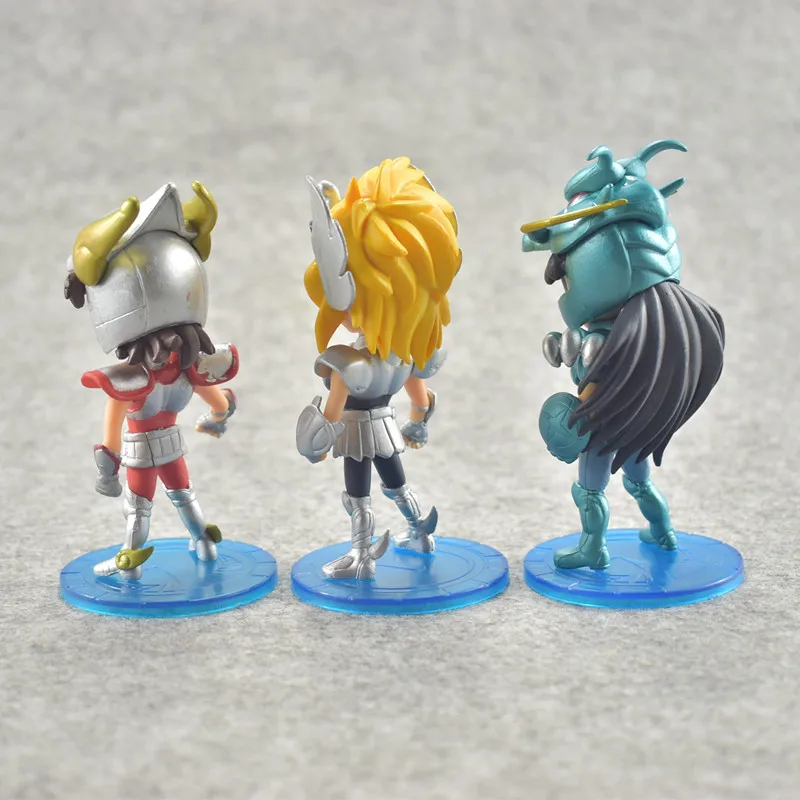 10 см 5 шт./лот Saint Seiya ПВХ фигурка игрушка Миф Ткань Shiryu Shun Hyoga Jabu аниме модель