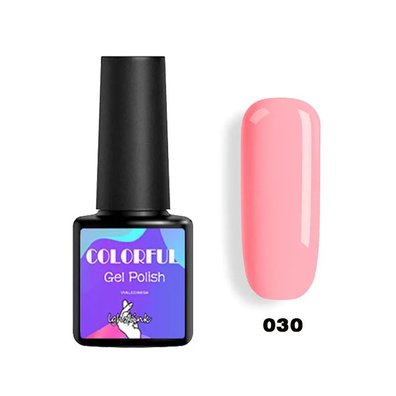 030 Lghzlink УФ Гель-лак набор все для маникюра Полупостоянный Vernis верхнее покрытие УФ светодиодный Гель-лак замачиваемый ногтей художественный Гель-лак для ногтей - Цвет: 030