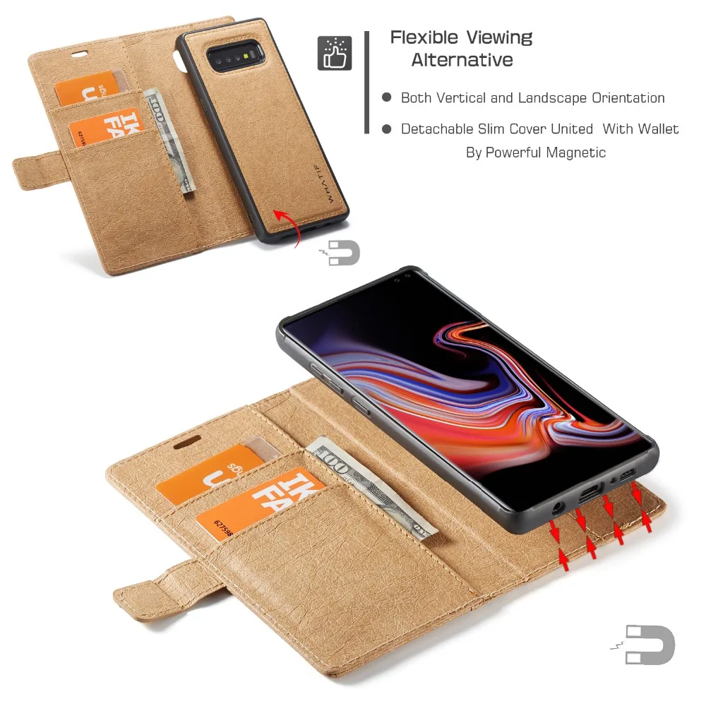 Для samsung Galaxy S10 чехол, роскошный, сделай сам, крафт-бумага, 2 в 1, съемный флип-чехол-книжка, кошелек, чехол-подставка для samsung S10 Plus S10E