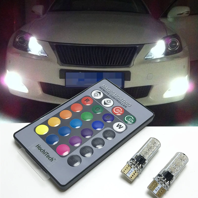 Для lexus rx300 rx330 rx350 is200 is250 gs300 lx570 lx470 gx47 Canbus светодиодный RGB T10 лампы светильник с
