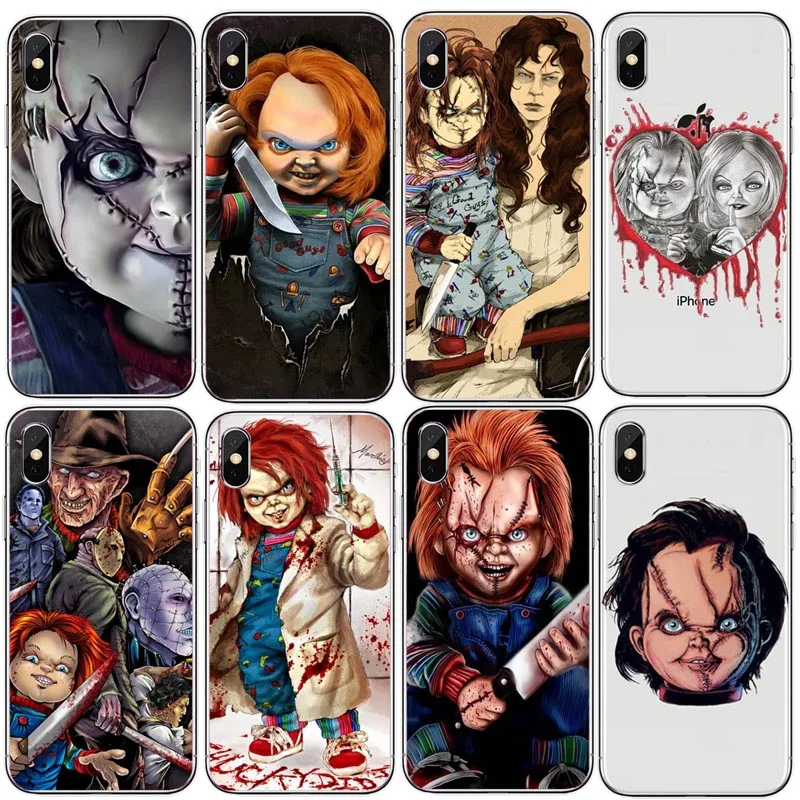 Страшный чехол для Apple iPhone XS MAX 8 7 6 6S Plus X 5|Бамперы| |