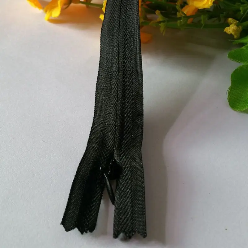 5 шт. 50 см черные нейлоновые невидимые молнии Портной Швейные Инструменты