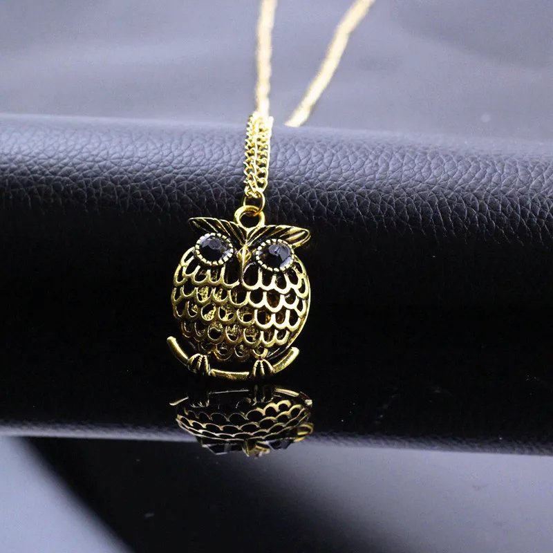 Женское длинное ожерелье с кулоном в виде совы | Украшения и аксессуары