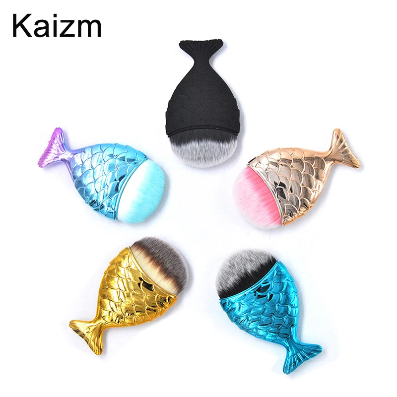 Кисти для макияжа Kaizm 3D Русалка кисть основы и контура 12 цветов кисти макияжа|contour
