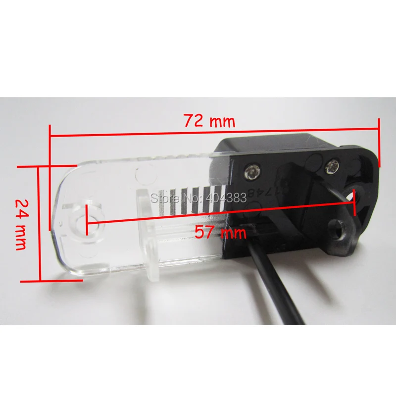 Передатчик 2 4 ГГц CCD Автомобильная камера заднего вида с зеркальным монитором для