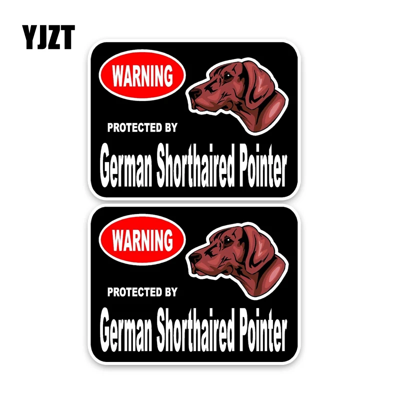 Фото YJZT 15*11 4 см 2X немецкая короткошерстная указка для собаки ПВХ высокого качества