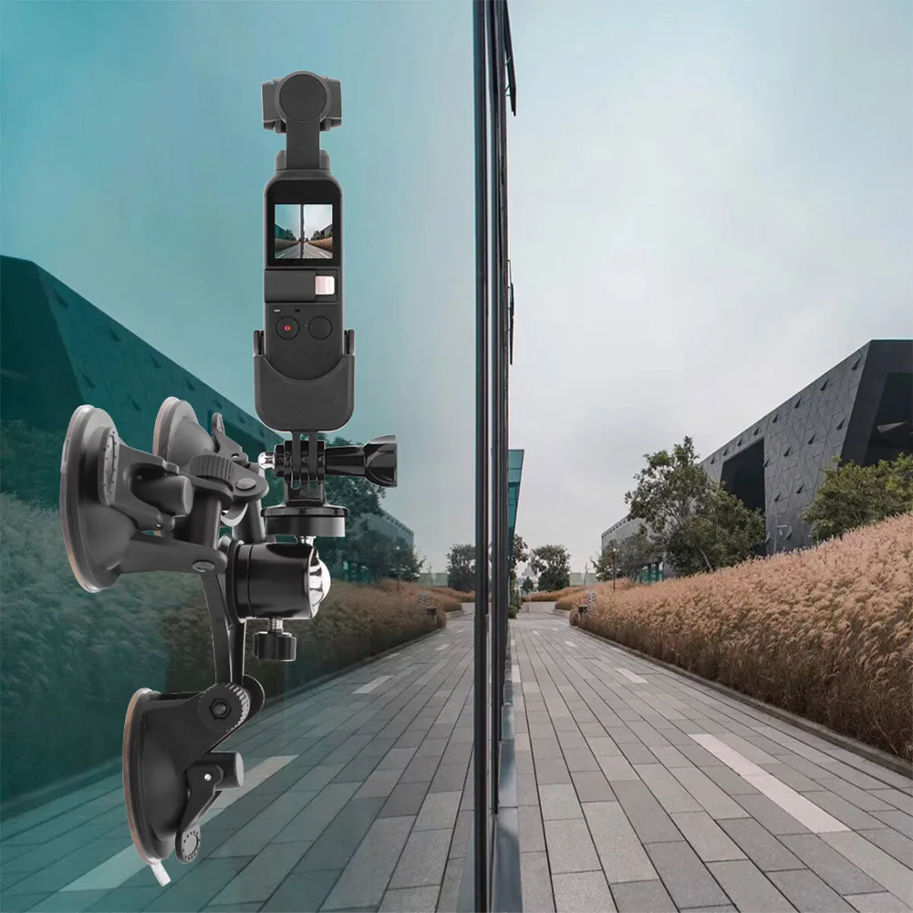 Новый автомобильный держатель на присоске для DJI Osmo Pocket DC128|Кронштейны мониторов|