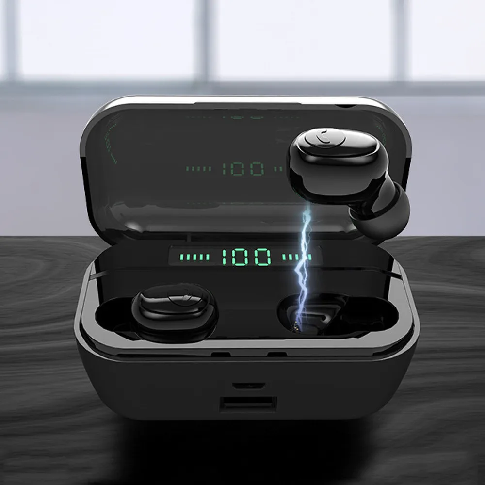 G6S TWS 5,0 Bluetooth беспроводные наушники 8D стерео наушники 3500 мАч светодиодный умный внешний аккумулятор держатель для телефона IPX7 водонепроницаемые наушники