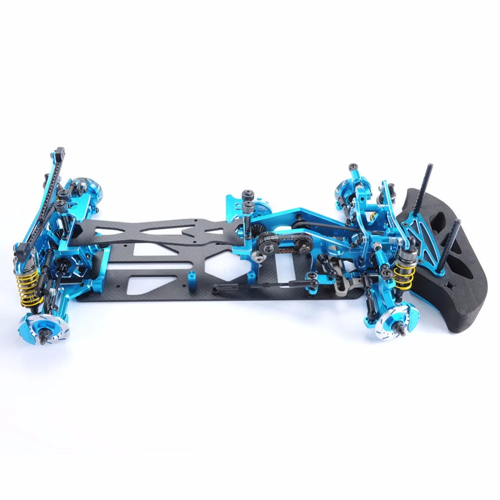 1:10 4WD Drift Red Carbon Fiber RC гоночный автомобиль привод Shft рама комплект шасси G4 Hotsa RC гоночный автомобиль аксессуары
