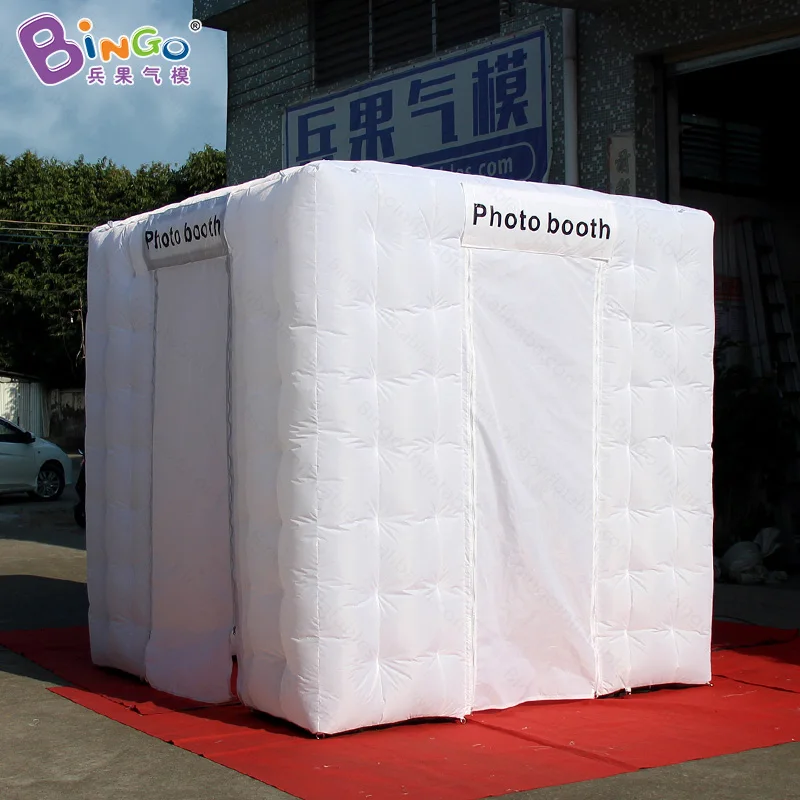 

Bespoke Inflatable Cube Tent Portable Photo Booth with Led Lights 2.4x2.4x2.4 Meters