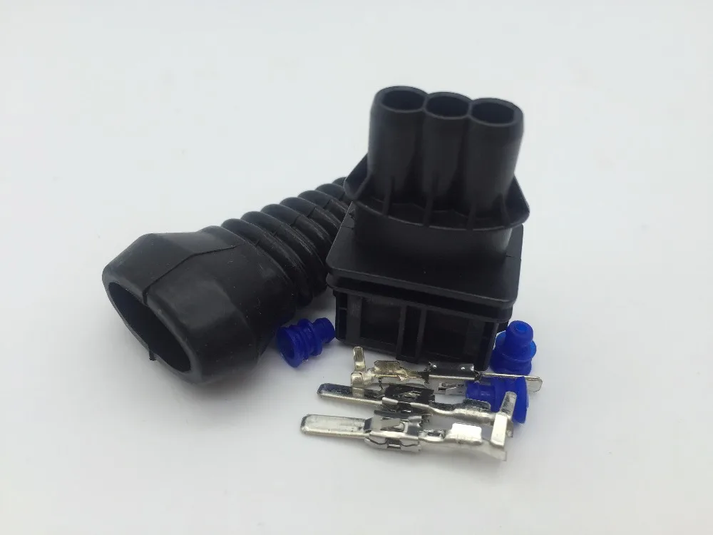 10 компл./лот Tyco/Amp 3 Pin/Way Junior Power Timer (JPT) Карта датчик штепсельная вилка корпус