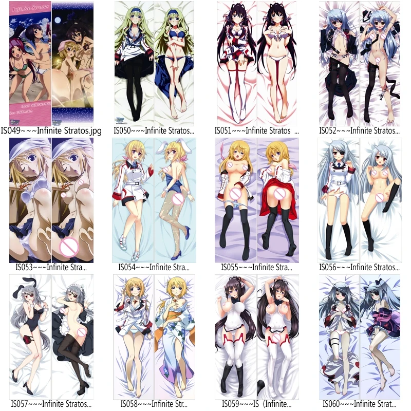 

Anime Infinite Stratos Cecilia Alcott Charlotte Dunois Laura Bodewig Sexy Hugging Body Pillow Case Pet Pillowcase Cover 2Way