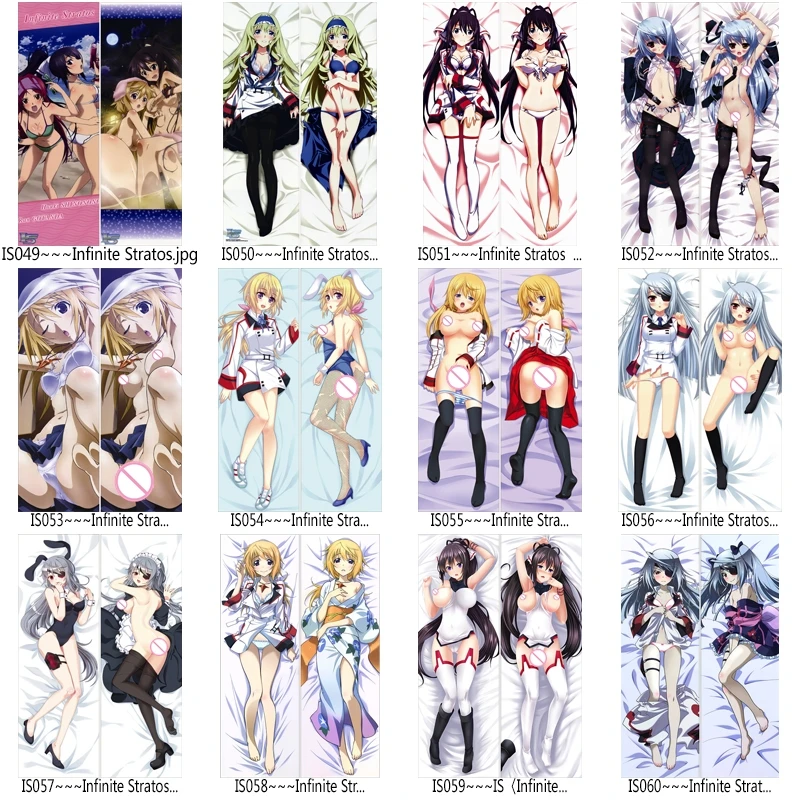 Аниме Infinite Stratos Сесилия Элкотт Charlotte Dunois Laura Bodewig Сексуальная обнимающая подушка