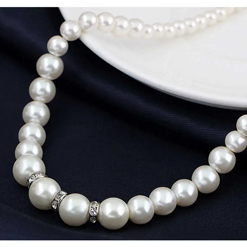 2 шт./упаковка свадебные ювелирные изделия из искусственного жемчуга | Украшения