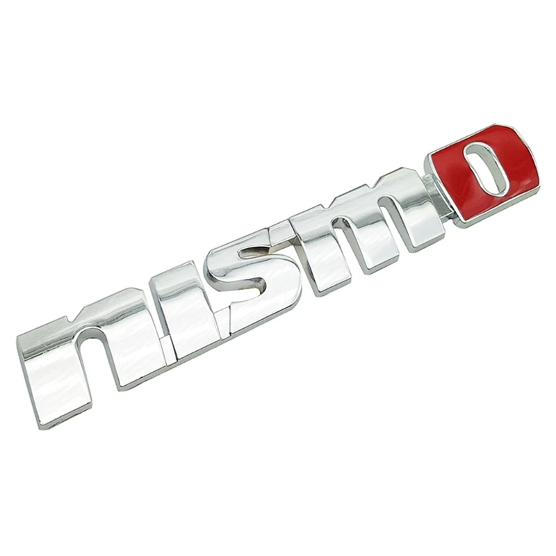 Серебристый 1 шт., 3D металлическая эмблема Nismo, автомобильная наклейка для Nissan, металлическая, чистый Привод, эмблема Nismo, наклейка для автомобиля, Стайлинг для Nissan Qashqai X-trail Juke Sunny - Название цвета: Серебристый