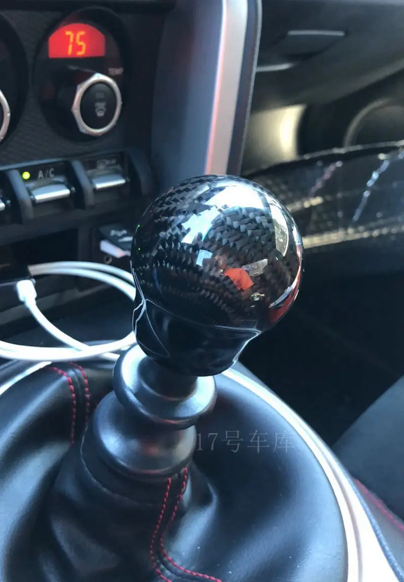 Ручка переключения передач из углеродного волокна для Toyota GT86 Subaru BRZ WRX STI/Chevrolet Cruze, Kia SOUL, Aveo, hyundai ELANTRA