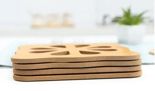 Бамбуковый подставка под чашку винтажный Ретро коврик в виде животного полый