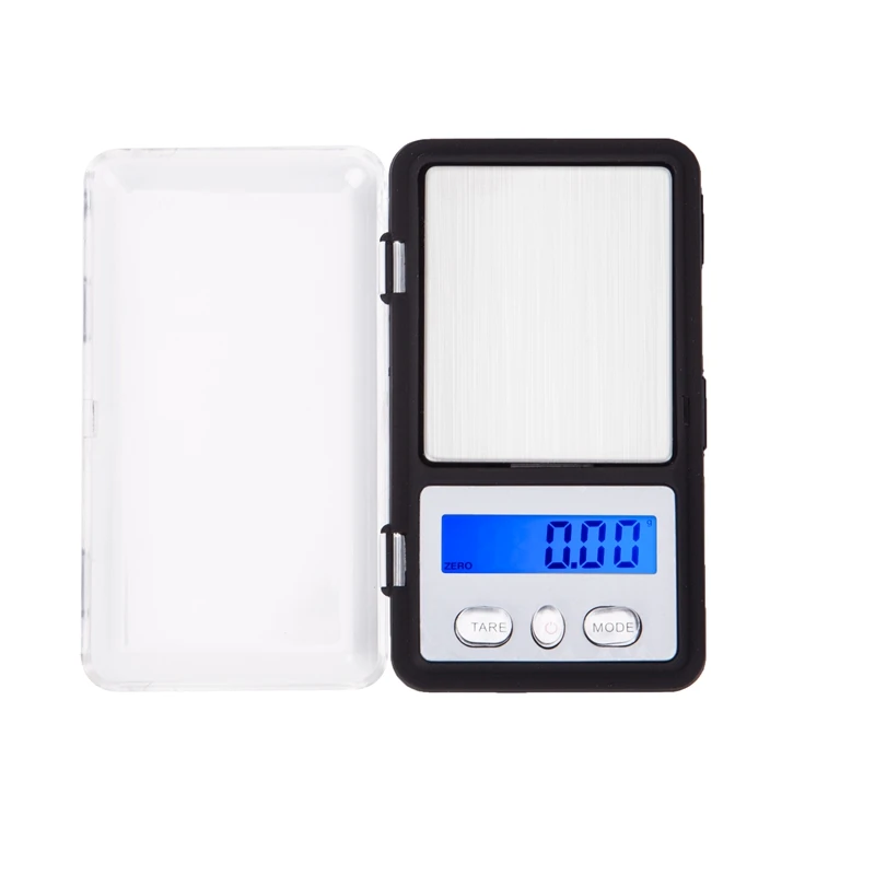 

100g 0.01g Mini Palm Electronic Scales 100g 0.01 Digital Pocket Jewelry Scale Gram Blue LCD Backlit Display Weight Balance Gram