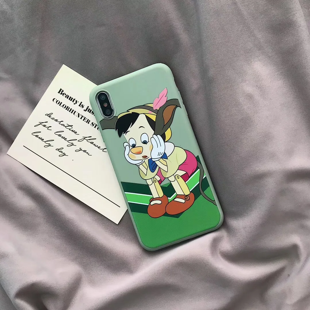 Милый мультфильм Dumbo Губка Боб Чехол для Apple iPhone 7 8 6 6s Plus X XS Max Xr Sesame уличные
