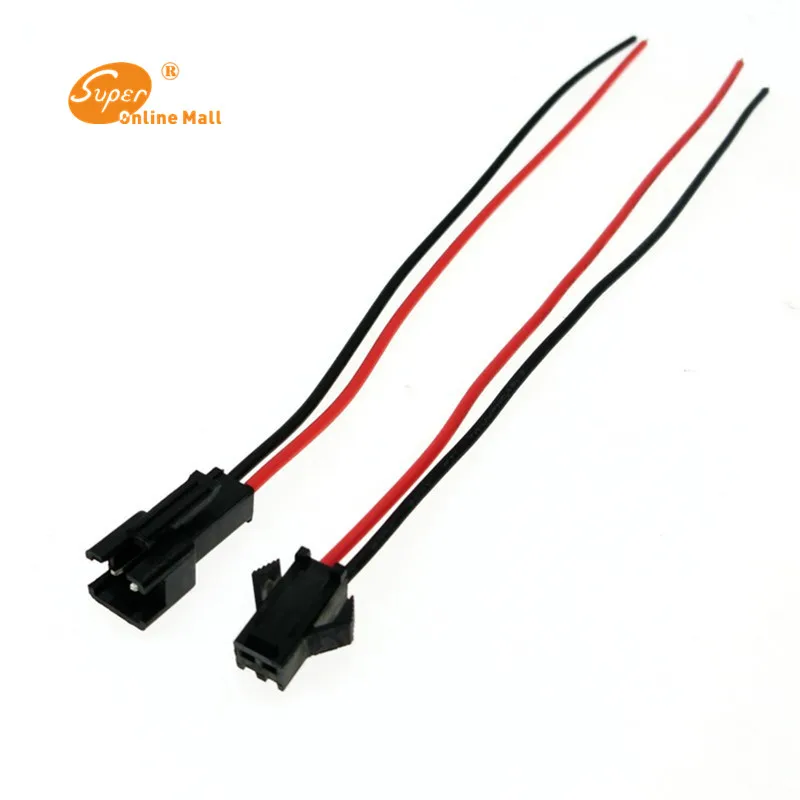 10 пар см длинные JST SM 2 булавки штекер провод Папа мама разъем|jst sm 2pins|sm pluglong wire |