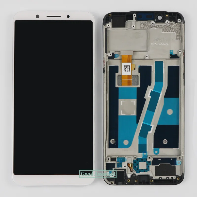 100% Tested High Quality Black/White 5.7 inch For Oppo A83 LCD Display + Touch Screen Digitizer Assembly Replacement With Frame | Мобильные