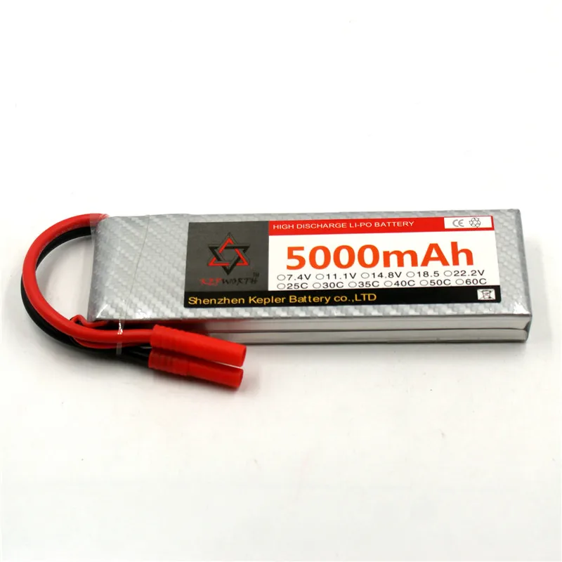 2s 7 4 v 5000mAh Lipo батарея RC автомобиль самолет Лодка литий-ионный полимерный