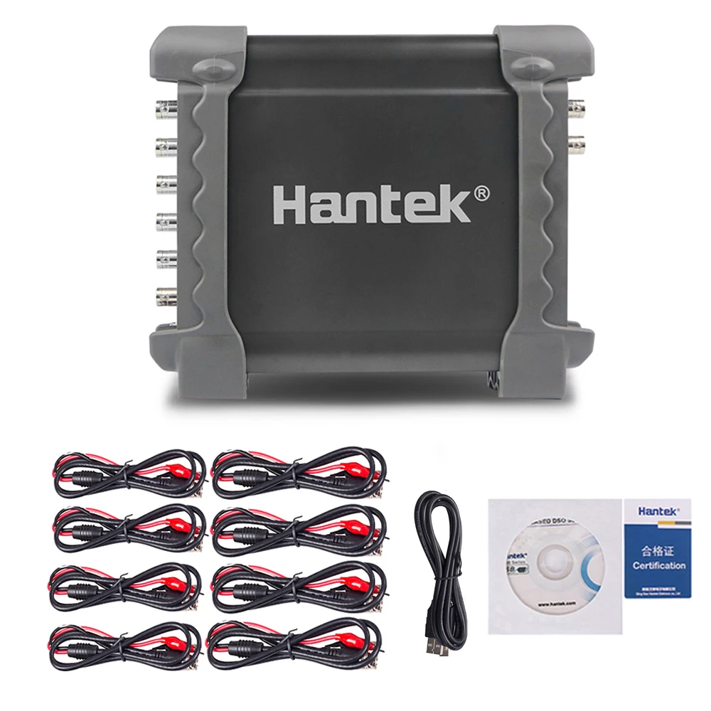 Цифровой осциллограф Hantek 1008B 8 каналов USB программируемый генератор